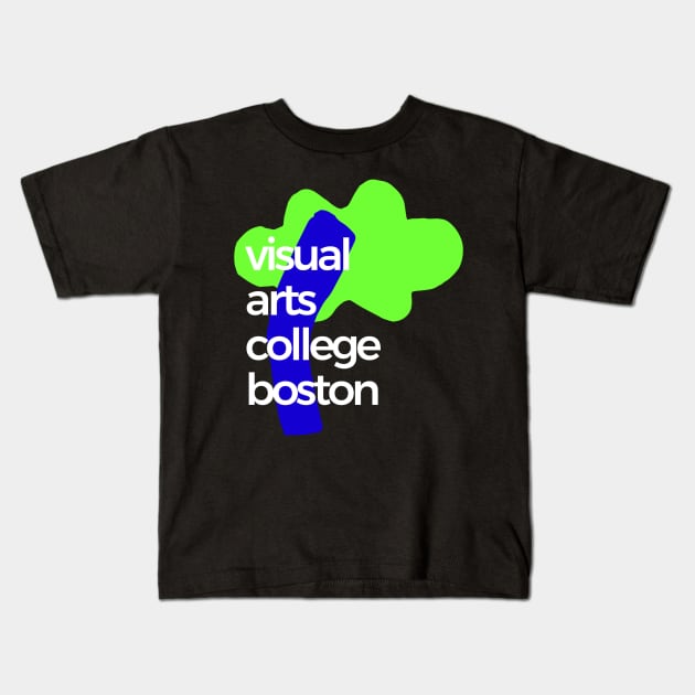 Visual Arts College Boston Kids T-Shirt by Dawsons Critique Podcast 